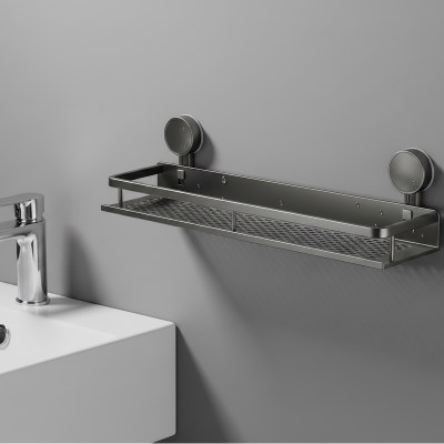 etagere salle de bain a la droite du lavabo
