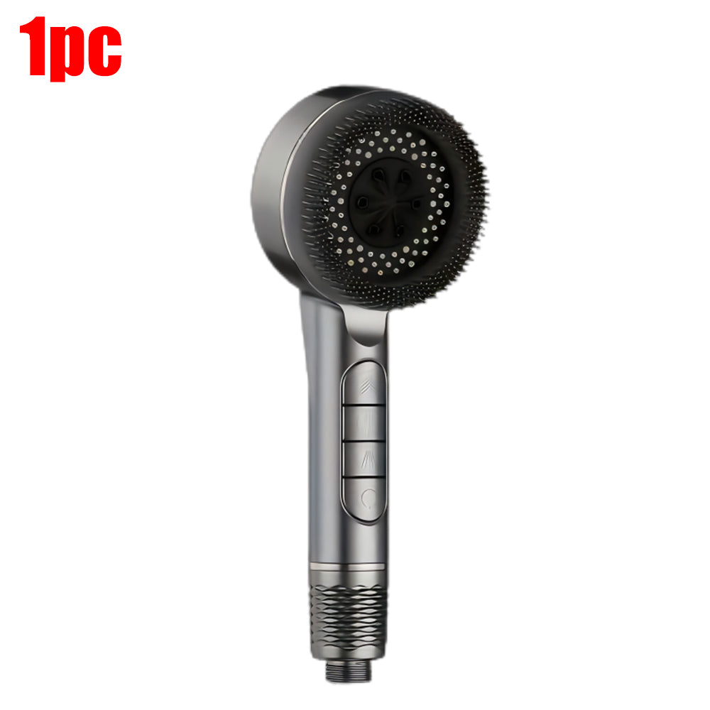 pommeau de douche economique fini gris brosse