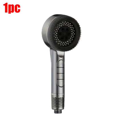 pommeau de douche economique fini gris brosse